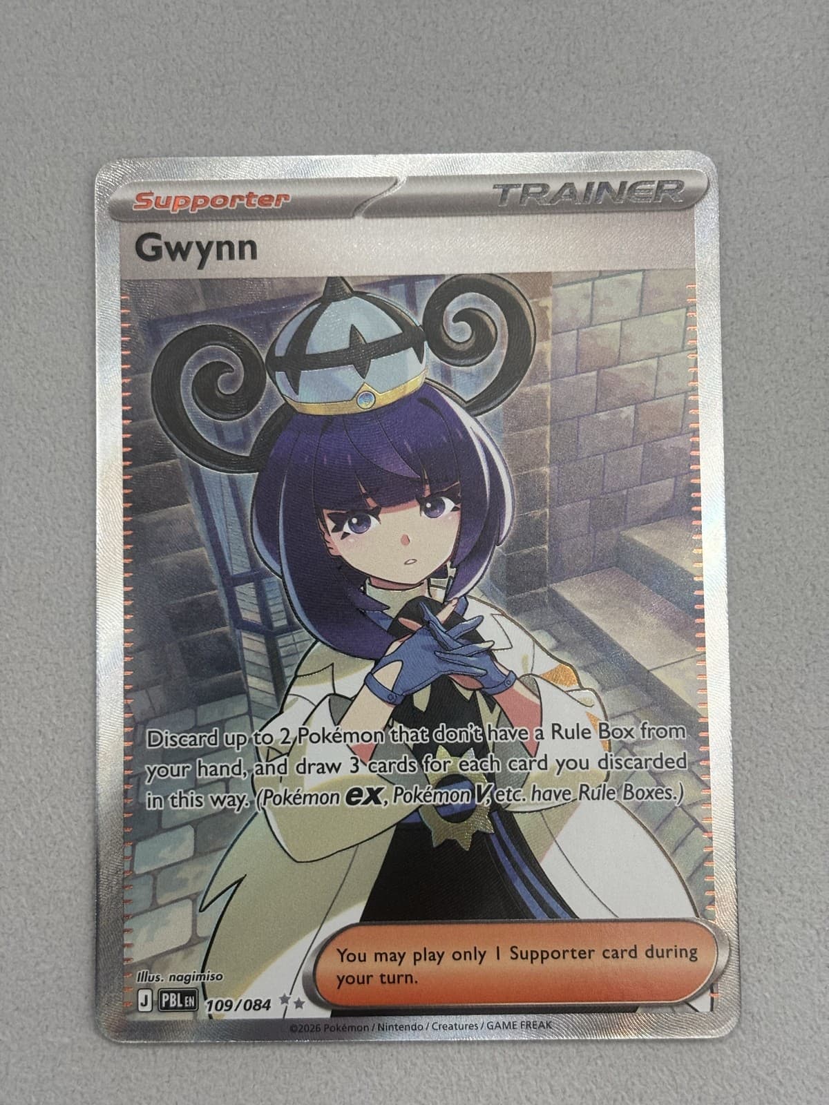 Gwynn - Pokemon Pitch Black #109 NM