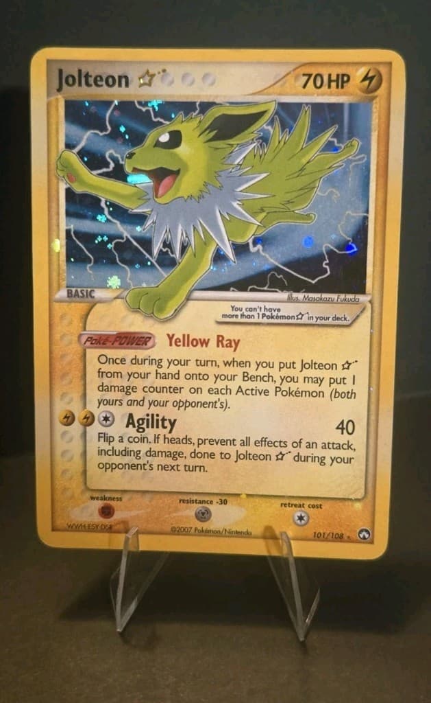Gold Star Jolteon Star 101/108 EX Power Keepers Holo ✨️⚡️