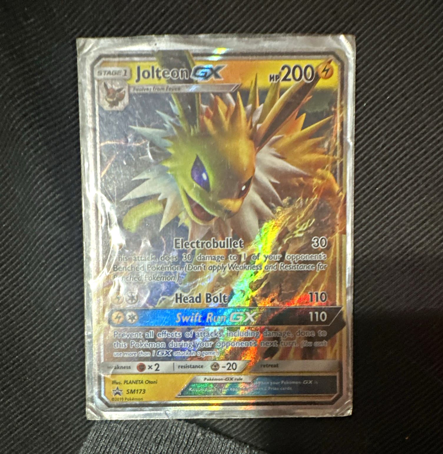 Pokemon Company Jolteon GX SM173 Promo Holo 200 HP EN 2019 Pokemon TCG