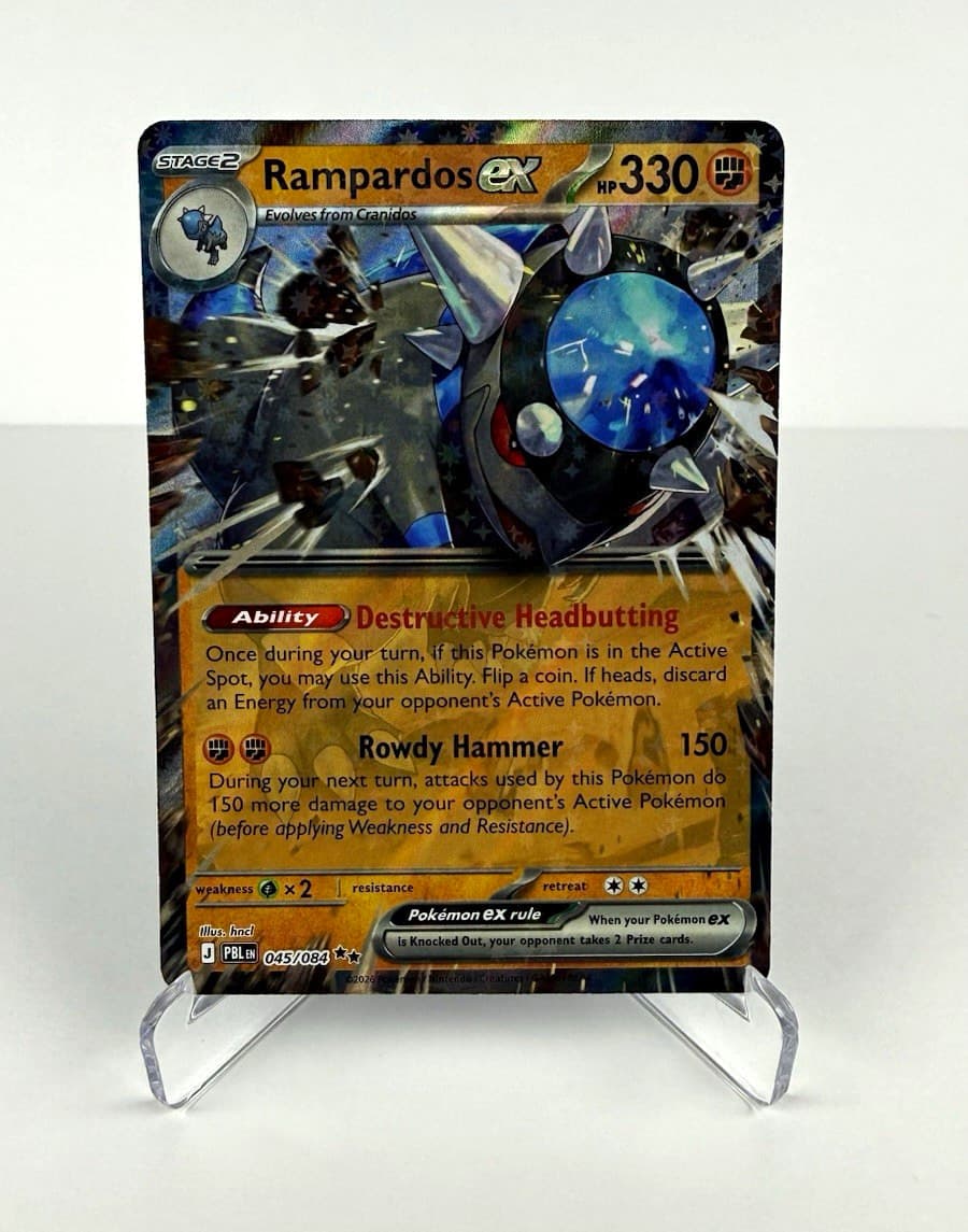 Rampardos Ex Pitch Black 45/84 Double Rare Holo Pokémon — English NM
