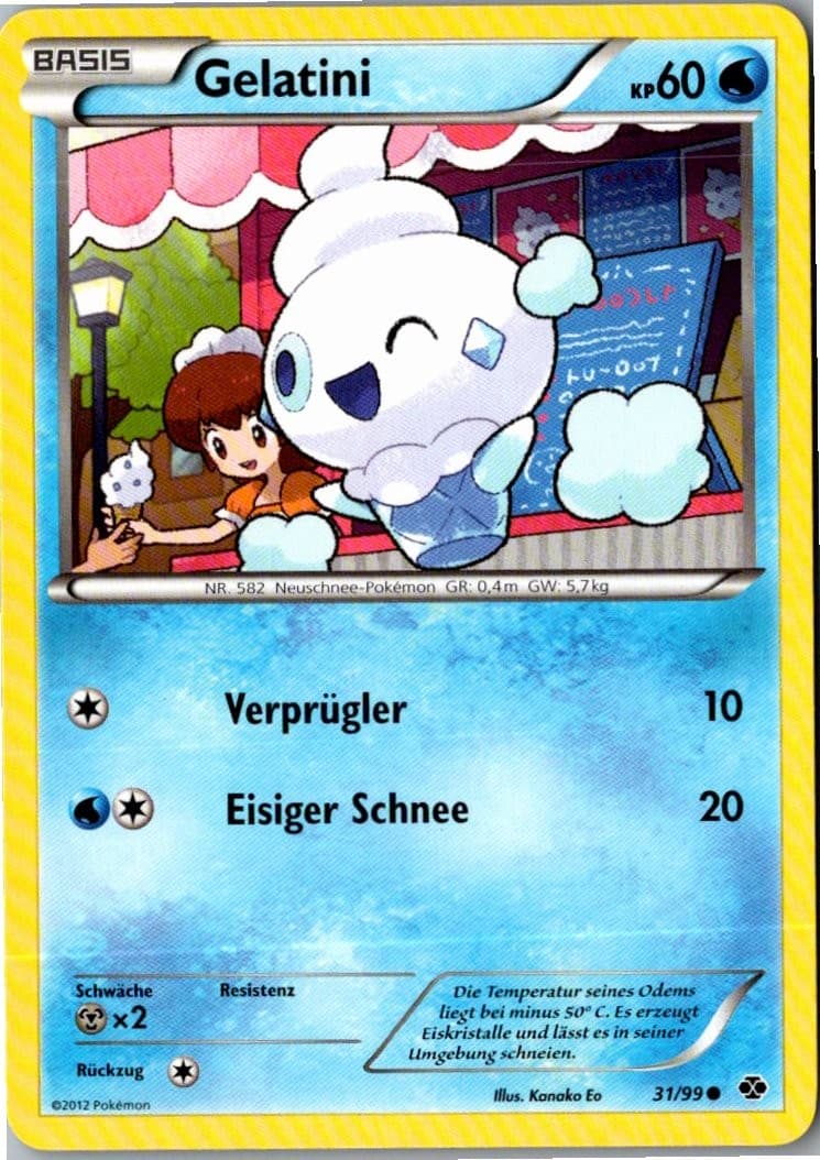 Pokemon Gelatini 31/99 Kommende Schicksale Deutsch