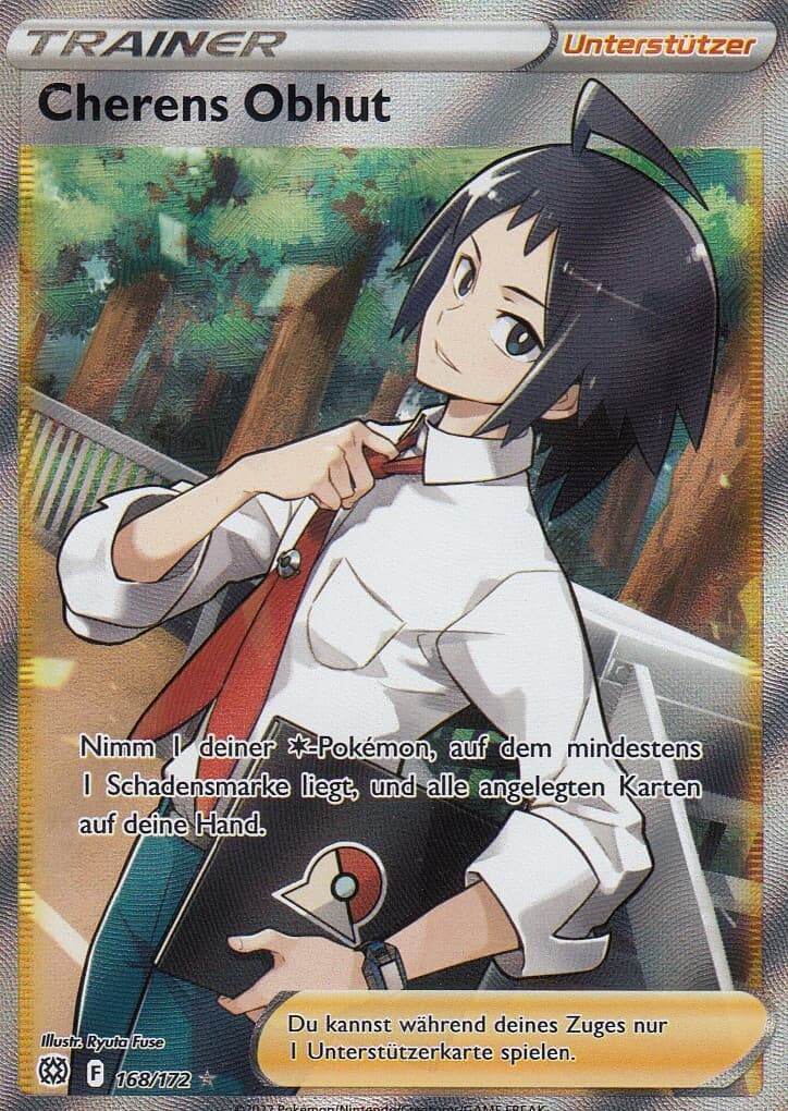 Cherens Obhut 168/172 Pokemon Strahlende Sterne Karte Deutsch