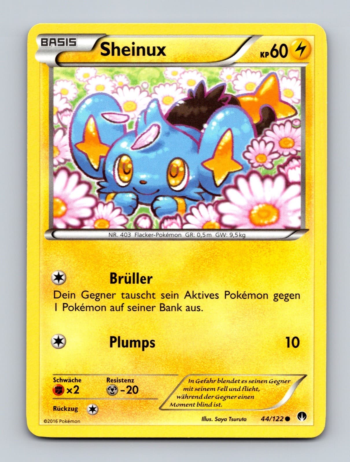 TCG Pokemon Karte Sheinux BKP 44/122 DE Saya Tsuruta BREAKpoint