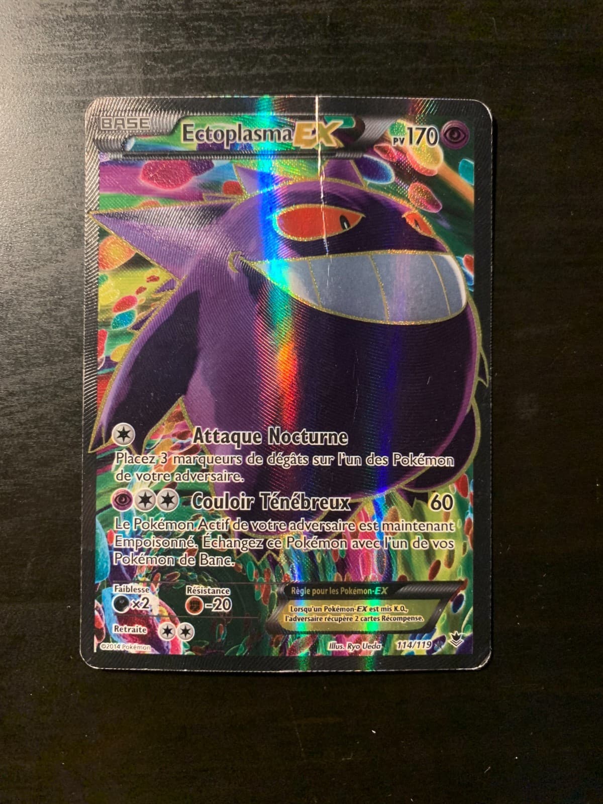 Carte Pokémon : Ectoplasma EX 114/119 XY Vigueur Spectrale Française