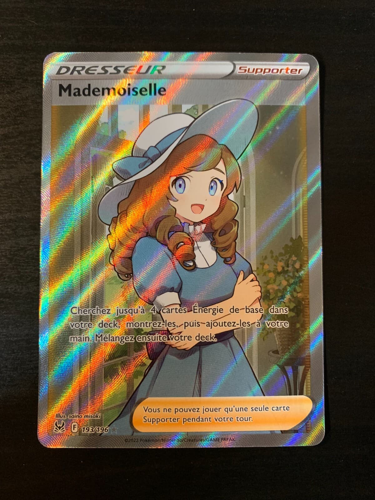 Carte Pokémon : Mademoiselle 193/196 Origine Perdue Française NEUF