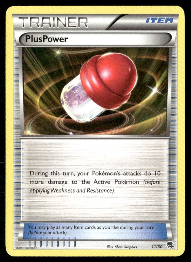 PlusPower (Zoroark) 11/30 Common BW Trainer Kit: Excadrill & Zoroark Pokemon MP