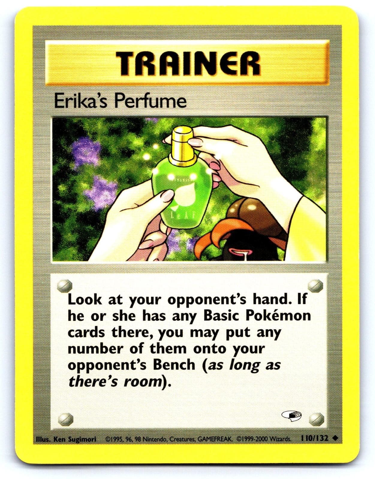 Erika's Perfume 110/132 Uncommon Gym Heroes Pokemon Unlimited Moderately Played