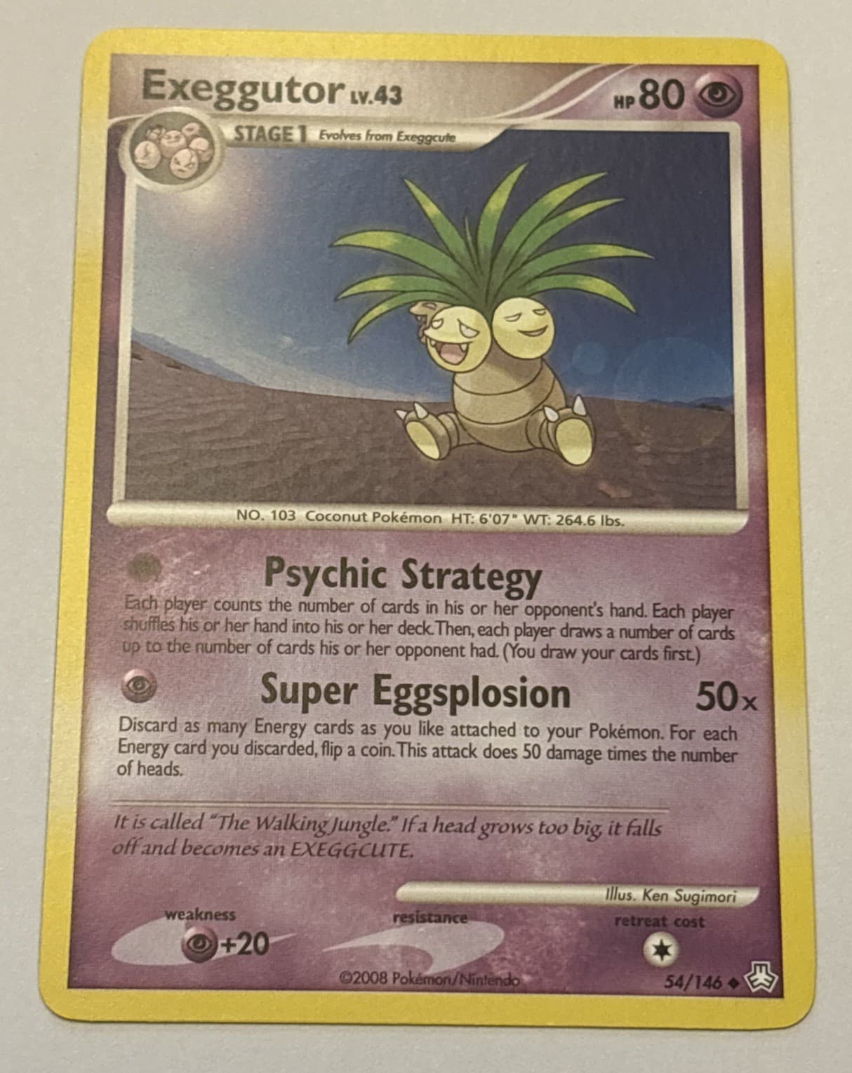 Pokemon: Exeggutor Uncommon Legends Awakened 54/146 NM