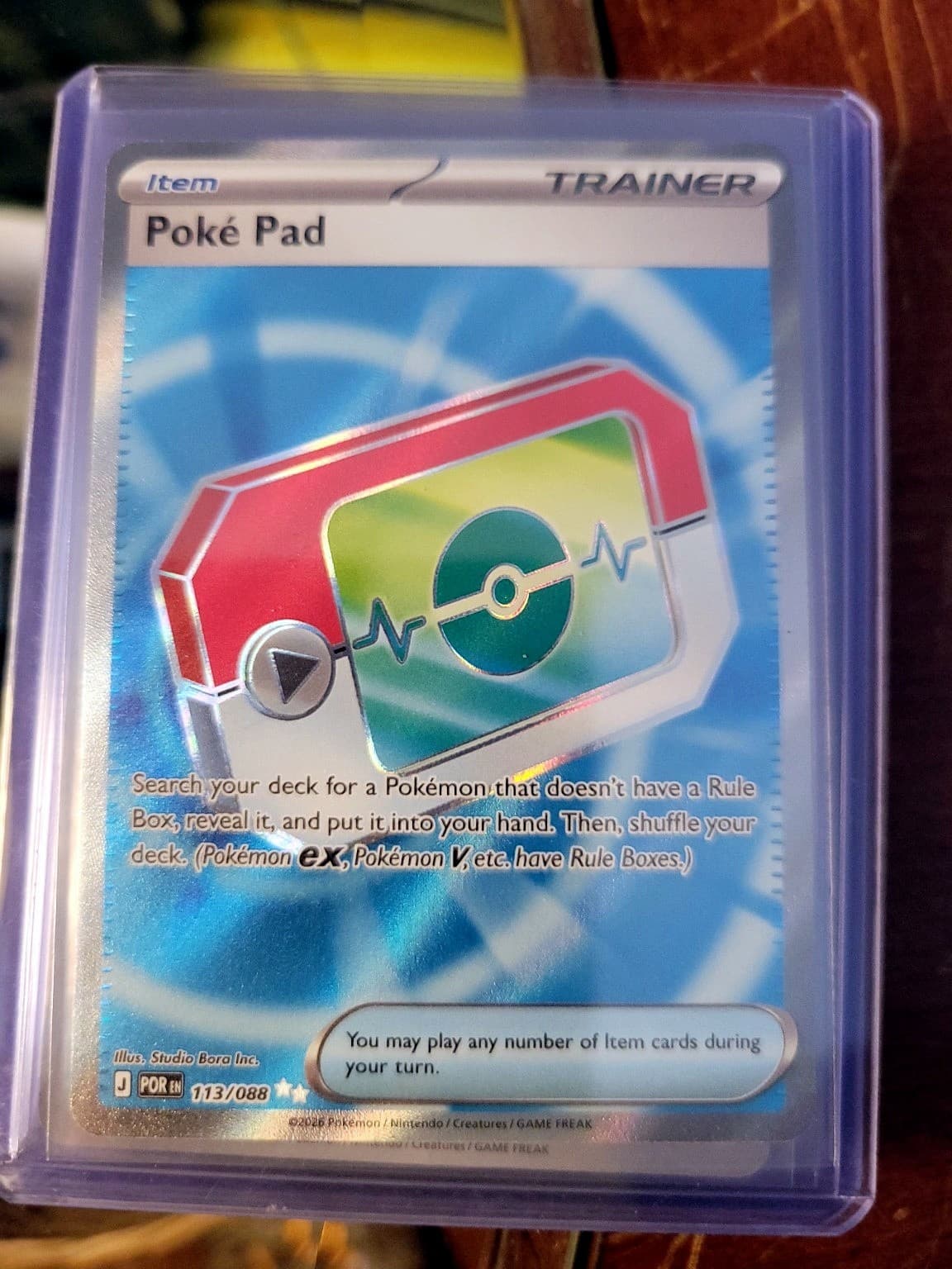 Poké Pad 113/088 Pokemon TCG Perfect Order Ultra Rare NM