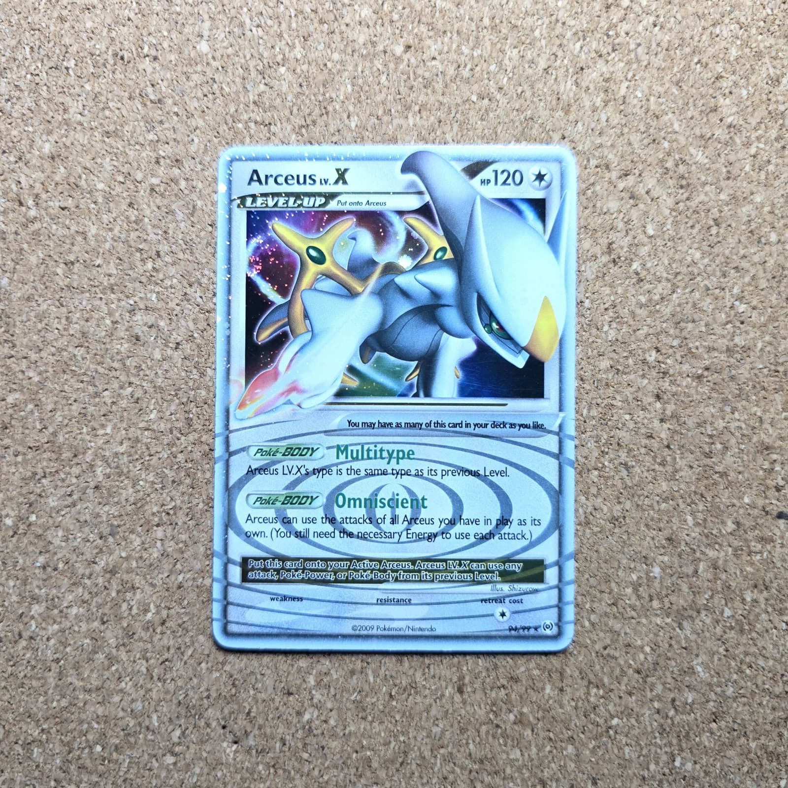 #3 Arceus Lv.X (94) Platinum Arceus Ultra Rare 94/99 *FC