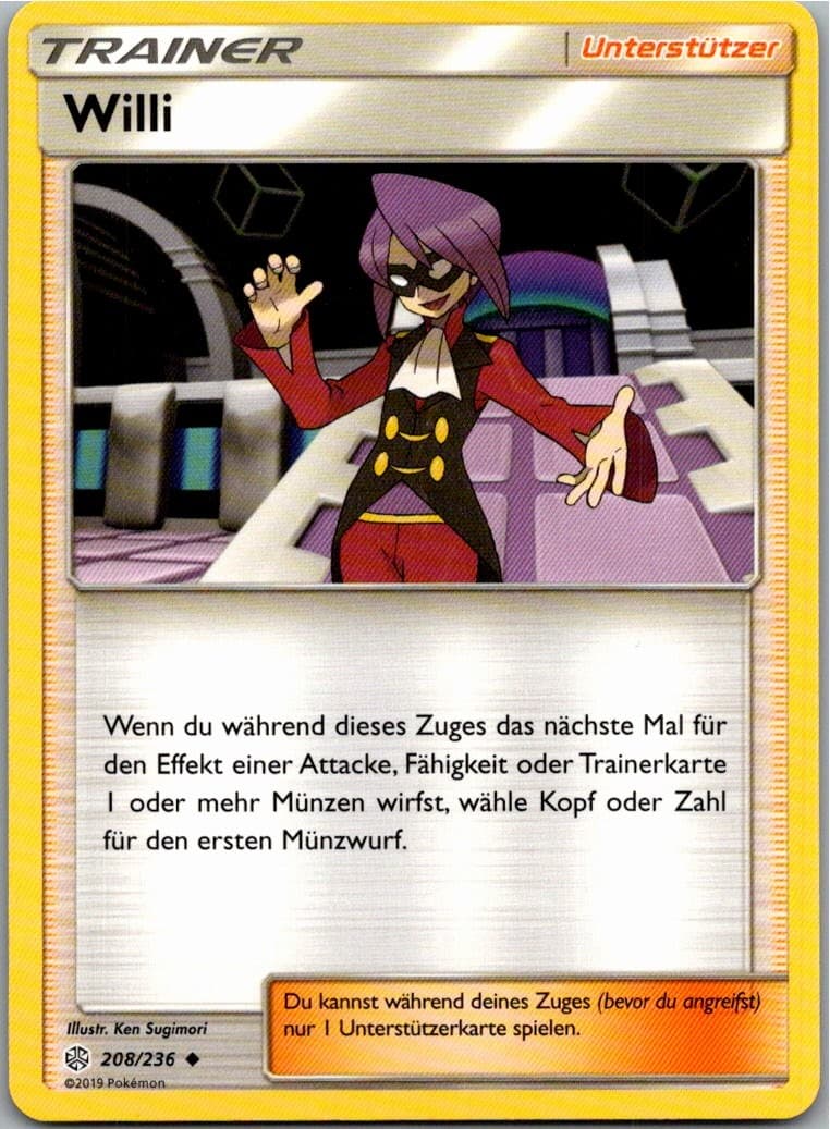 Willi 208/236 Welten im Wandel Deutsch Sammelkarte