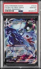 2022 #TG18 FULL ART/SHADOW RIDER CALYREX VMAX PSA 10