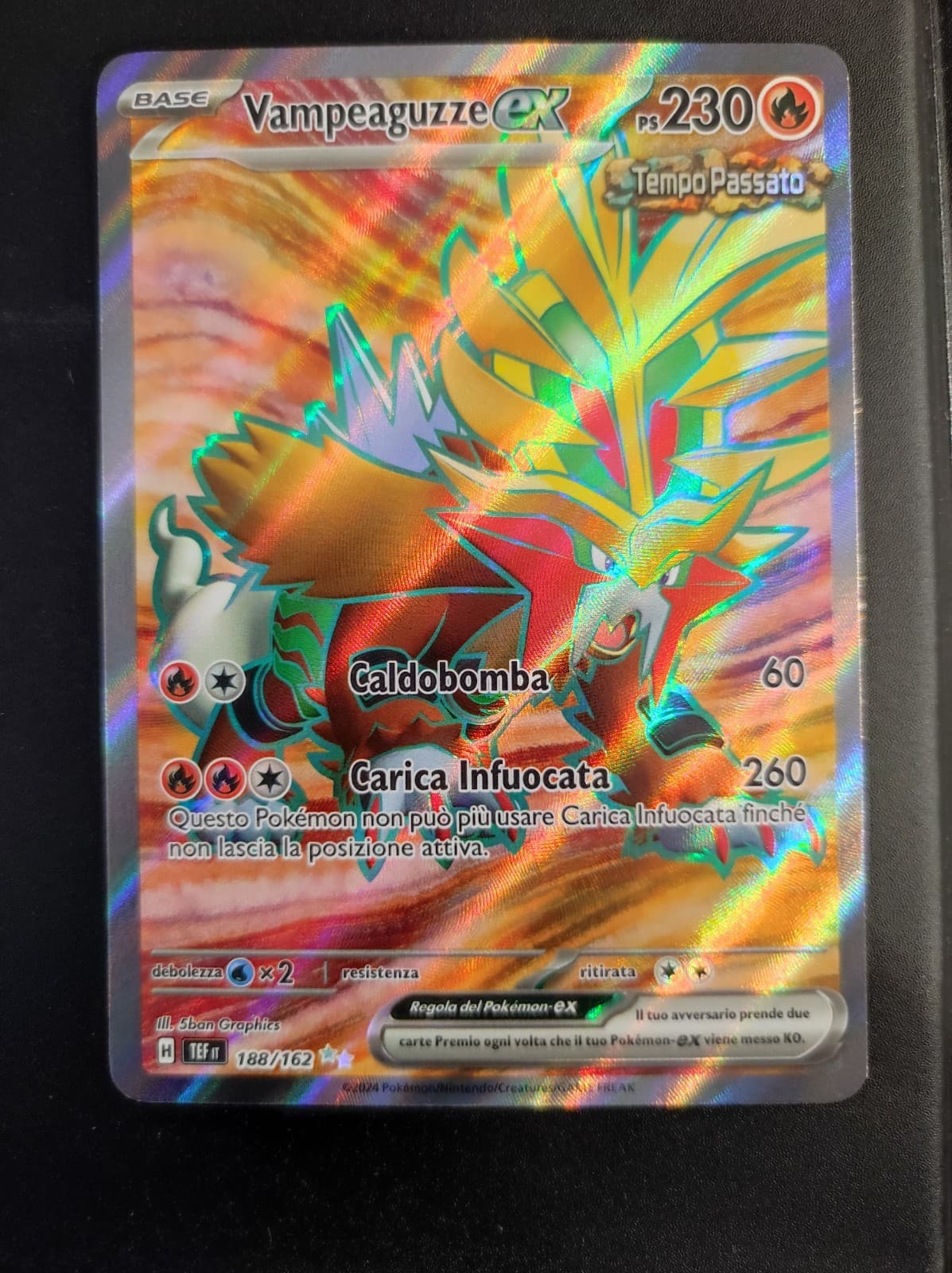 VAMPEAGUZZE EX – 188/162 – TEF IT - CRONOFORZE – ITA – POKèMON