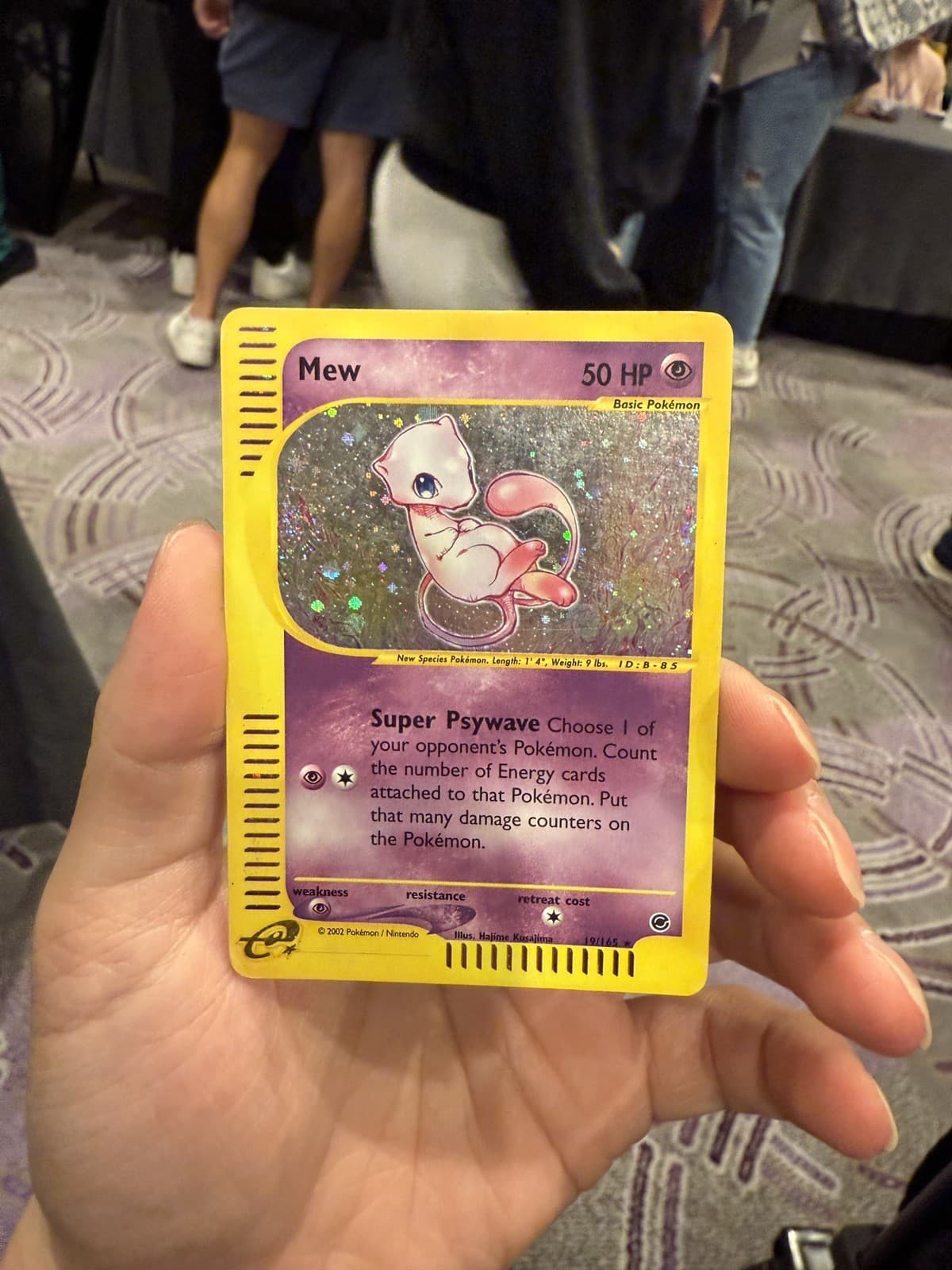 Mew 19/165 Holo Rare Expedition Base Set Pokemon HP
