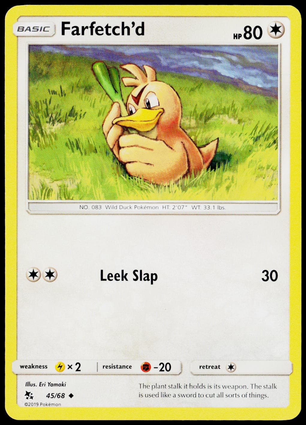 Farfetch'd 45/68 Hidden Fates LP