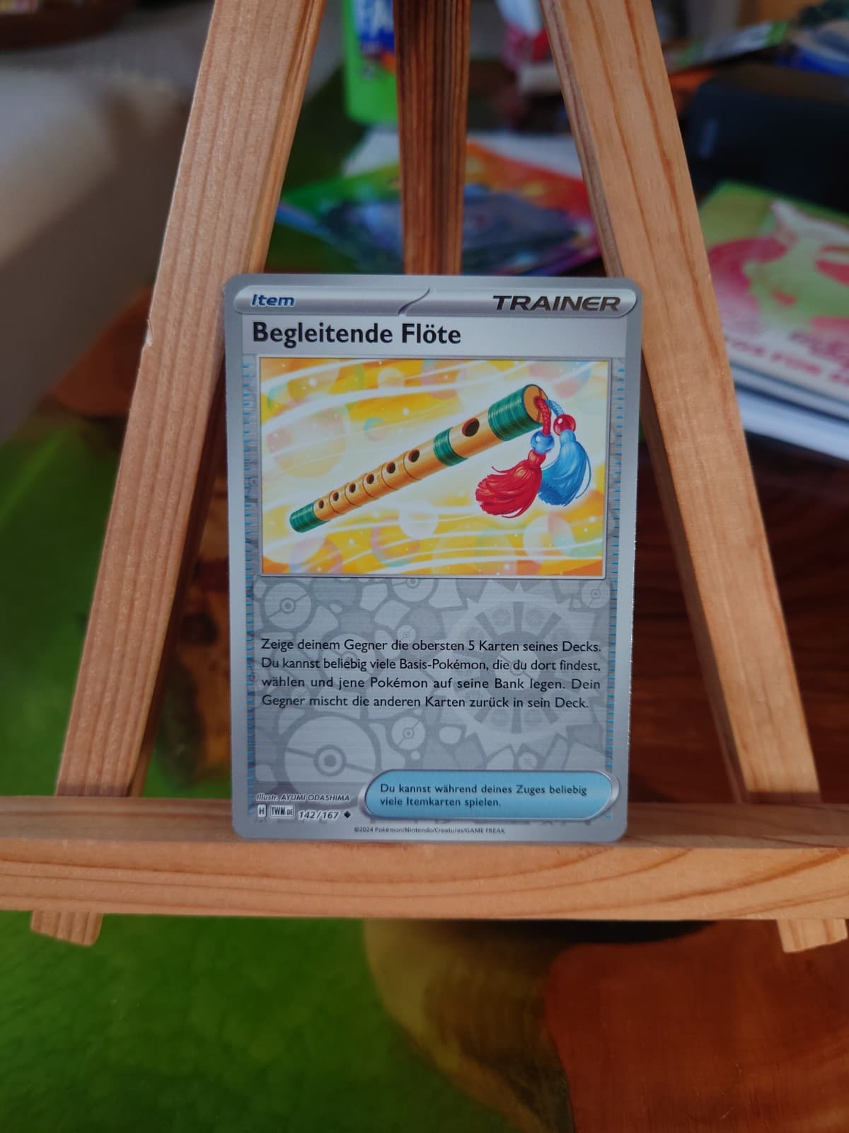 Pokémon TCG Begleitende Flöte 142/167 TWM De Nm Maskerade Im Zwielicht...