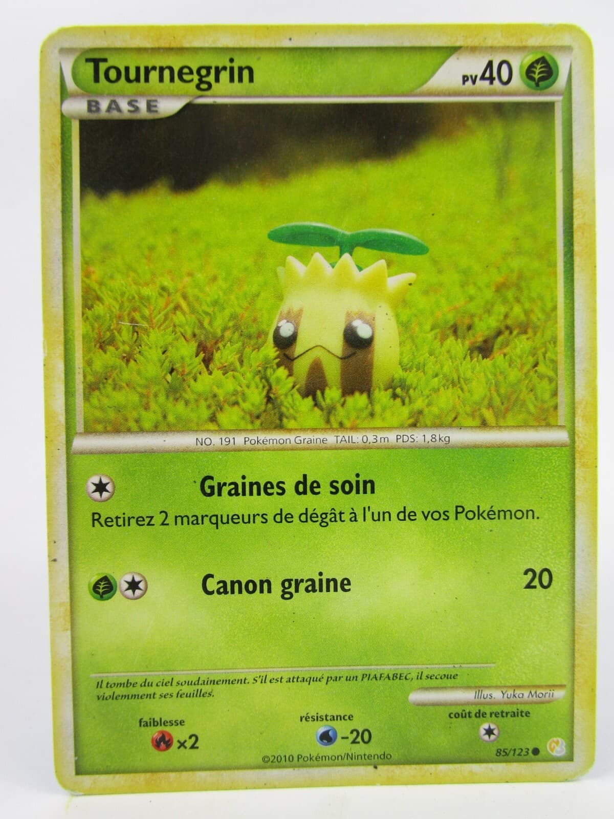 Carte Pokémon Tournegrin 85/123 Heartgold Soulsilver Fr