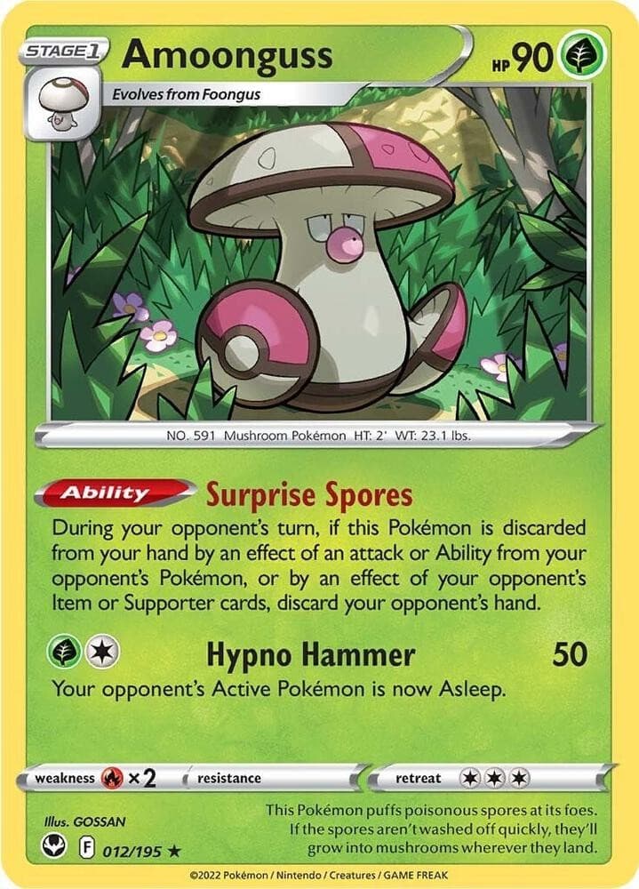Amoonguss 012/195 SWSH12: Silver Tempest Pokémon TCG