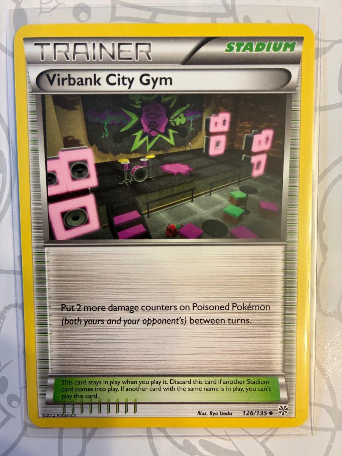 Virbank City Gym 126/135 Uncommon Plasma Storm Pokemon Lightly Played