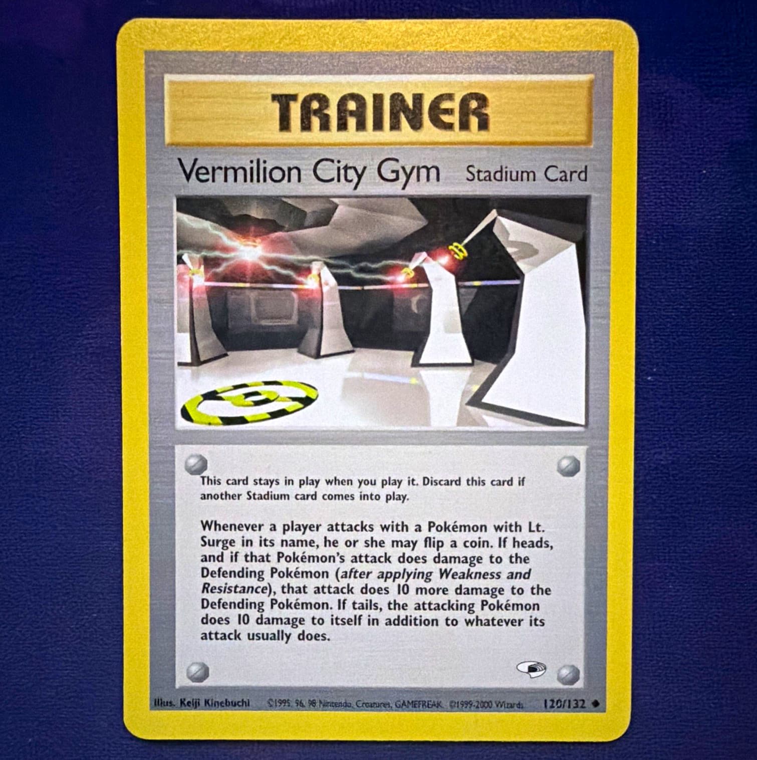Vermilion City Gym 120/132 Gym Heroes Uncommon Stadium Trainer Regular Eng 2000