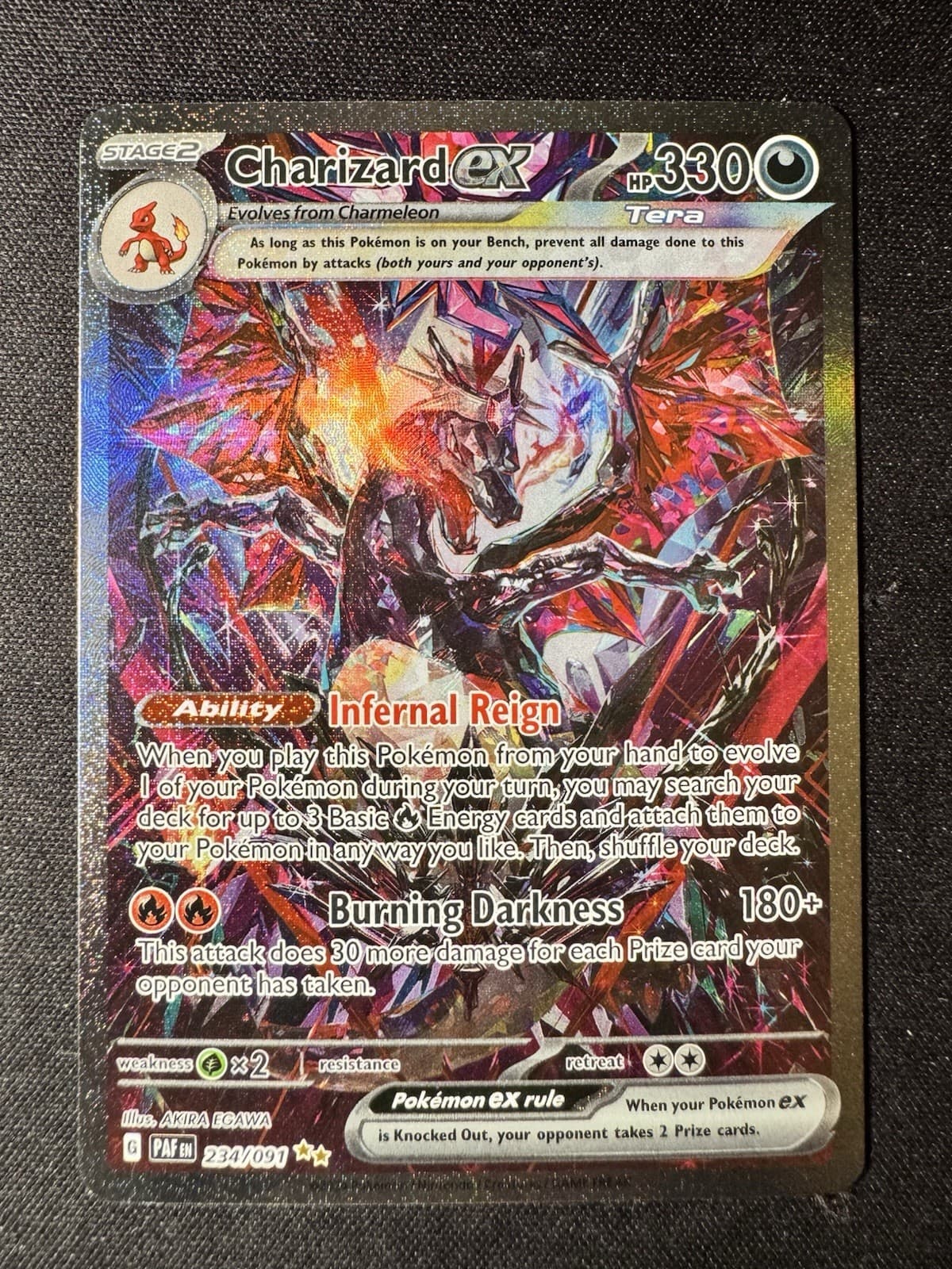 Charizard ex 234/091 SV: Paldean Fates Holo - NM