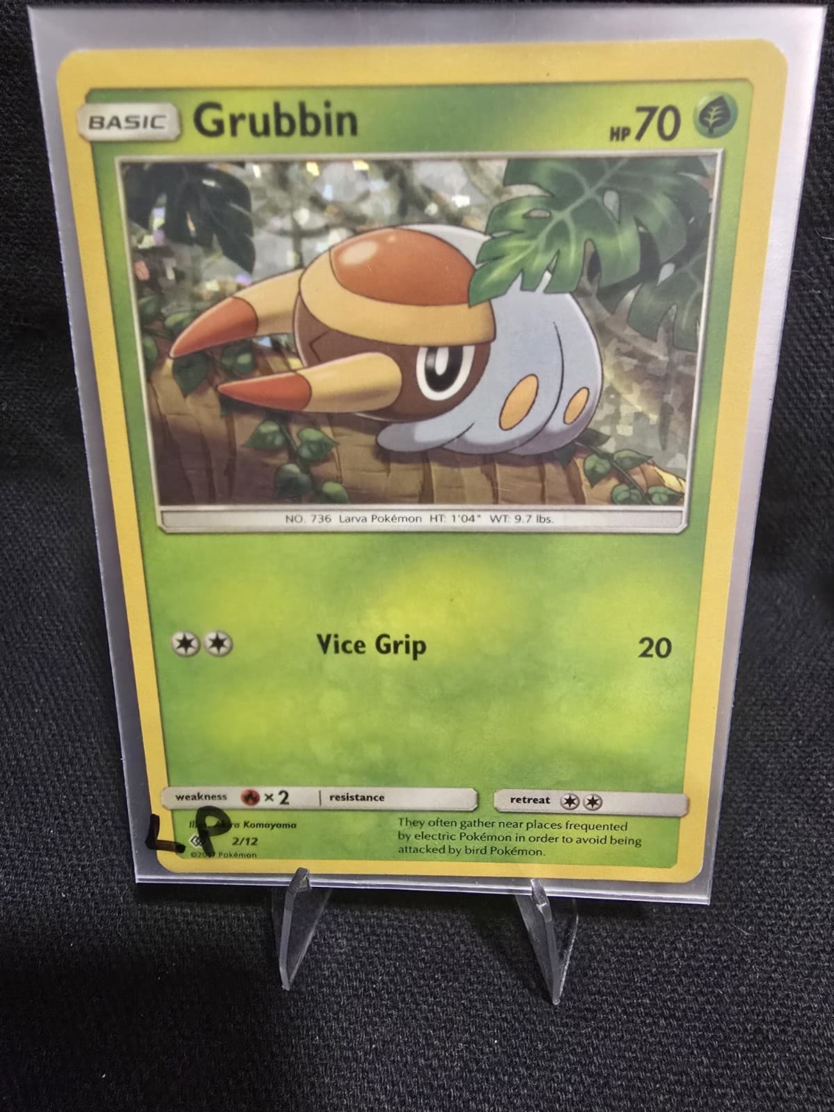 Grubbin 2/12 Promo McDonald's Promos 2017 Lightly Played Pokemon Card TCG Single