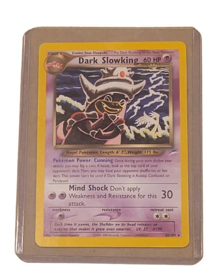 Pokemon Dark Slowking 20/105 Neo Destiny Non Holo Rare Unlimited WOTC 2002