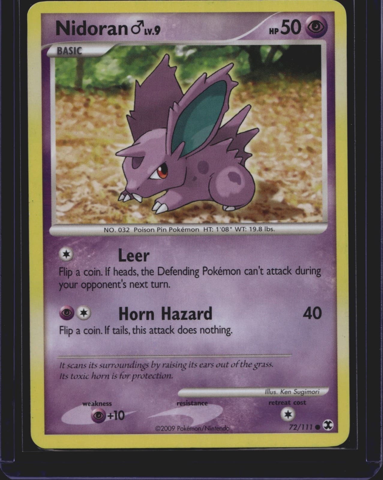 Pokémon TCG Platinum - Rising Rivals Nidoran 72/111 LP+