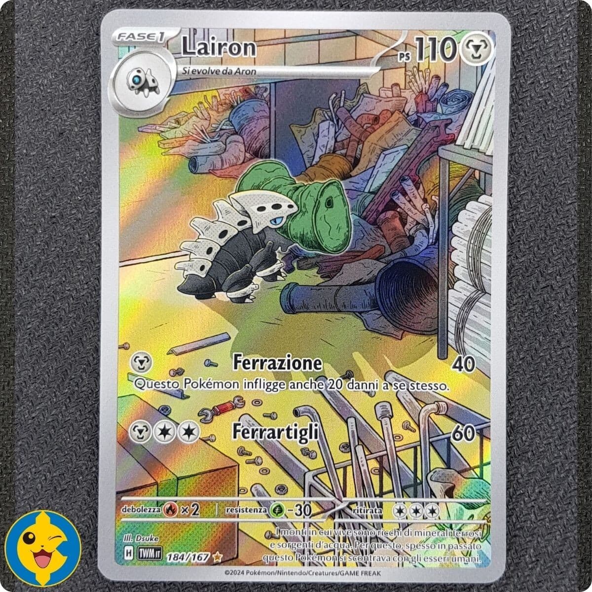 LAIRON 184/167 - TWM Pokemon Crepuscolo Mascherato - ITALIANO - NEAR MINT