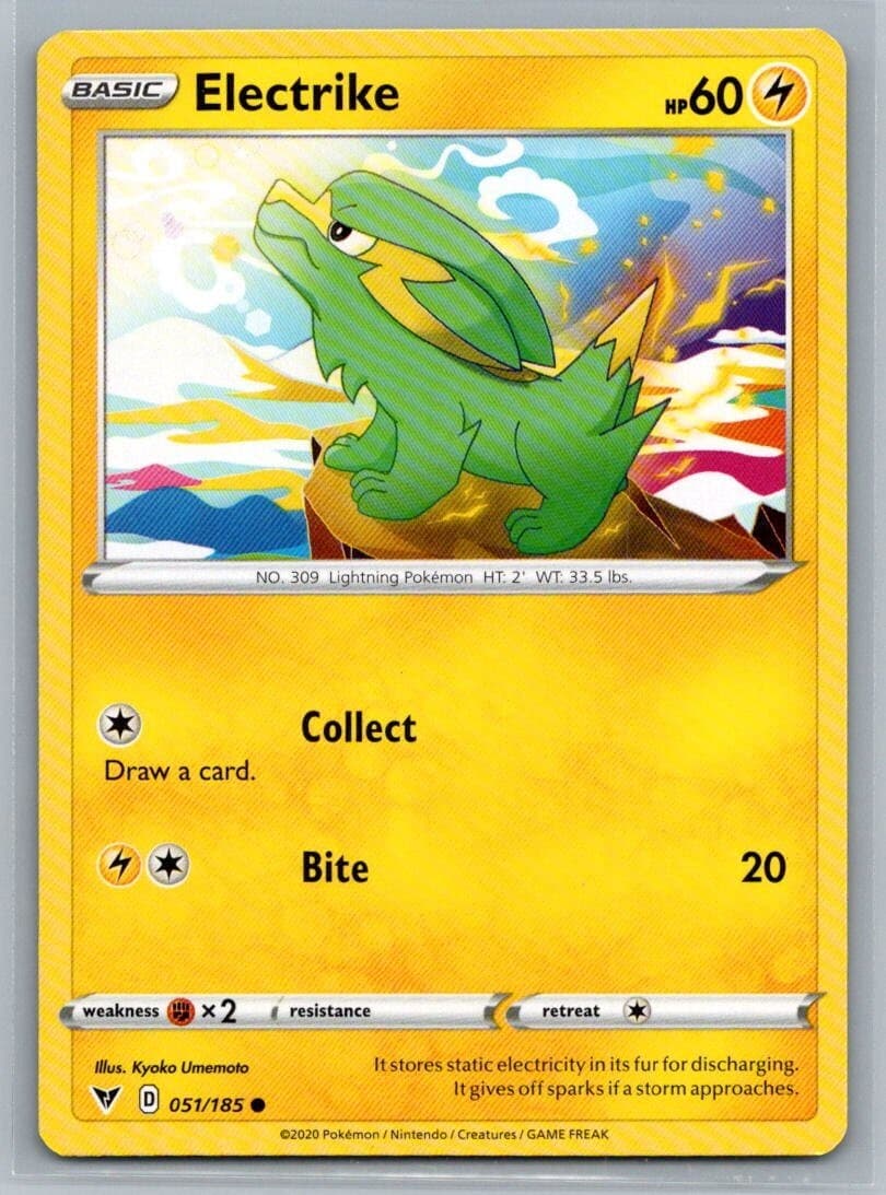 Electrike 51/185 Vivid Voltage Common Pokémon TCG 2020