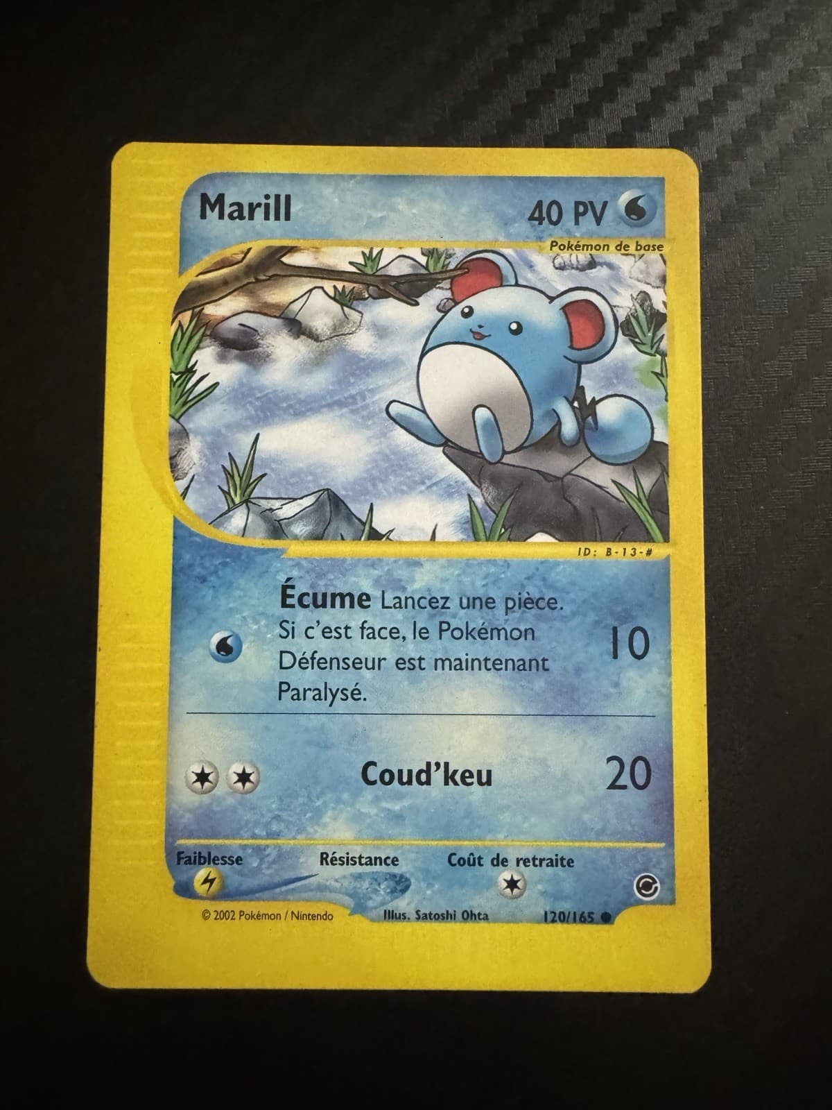 MARILL COMMUNE - POKÉMON 120/165 EXPÉDITION FR