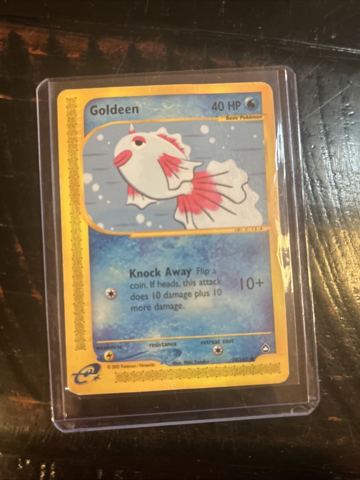 Pokemon Regular Goldeen Card 78/147 Common Aquapolis