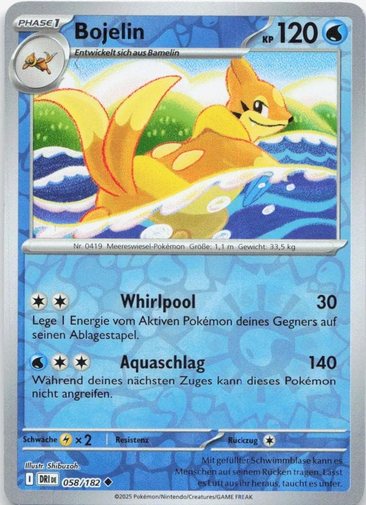 Pokémon Bojelin Ewige Rivalen #58 NM DE