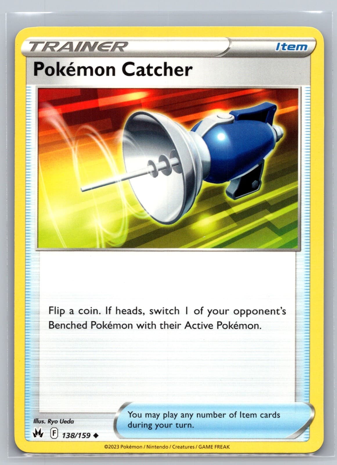 Pokemon Catcher 138/159 - SWSH: Crown Zenith - Pokémon TCG - NM