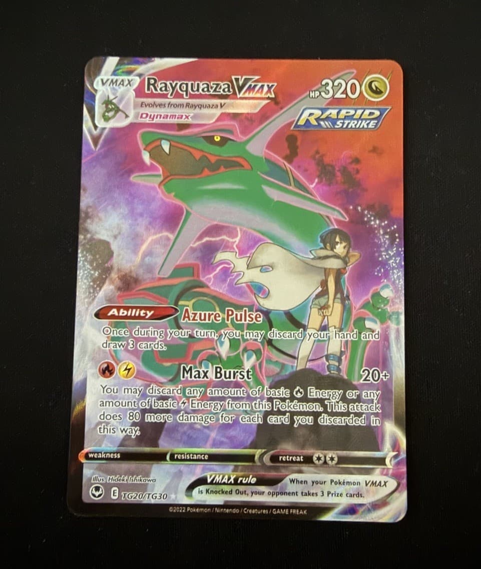 Rayquaza VMAX TG20/TG30 Holo VMAX Rare Silver Tempest Trainer Gallery