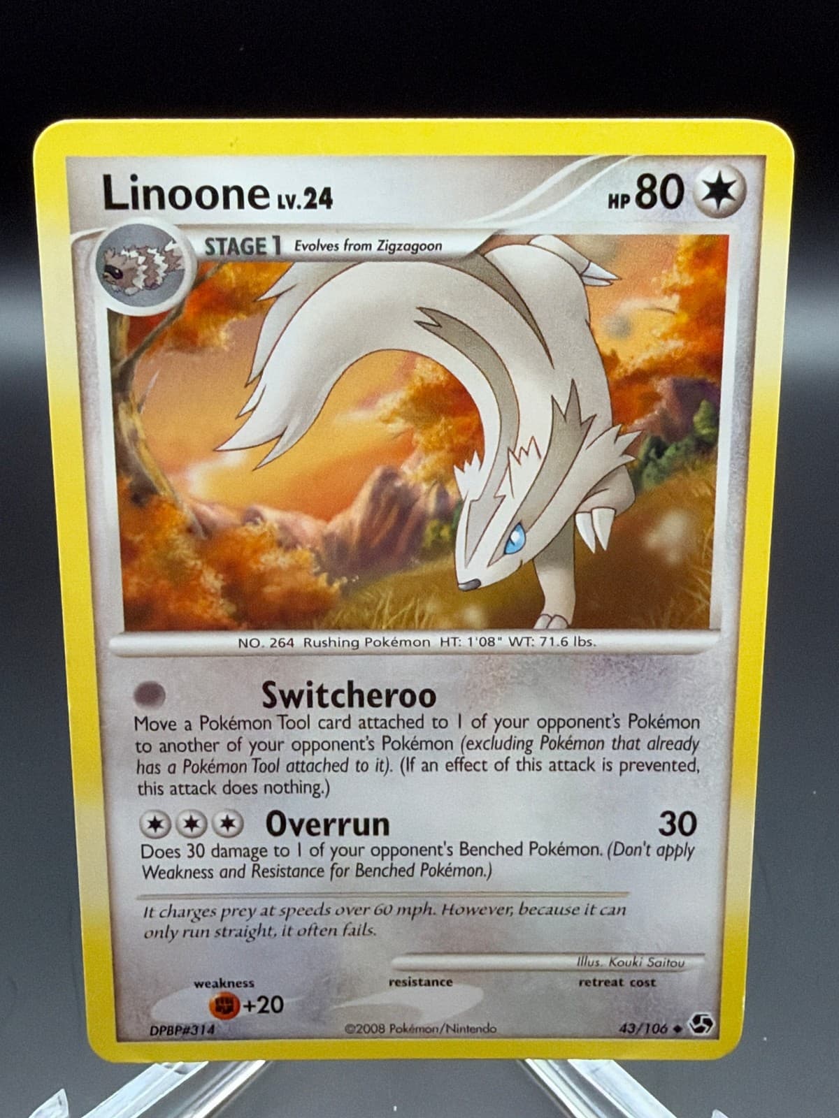 Linoone - 43/106 - MP - Great Encounters