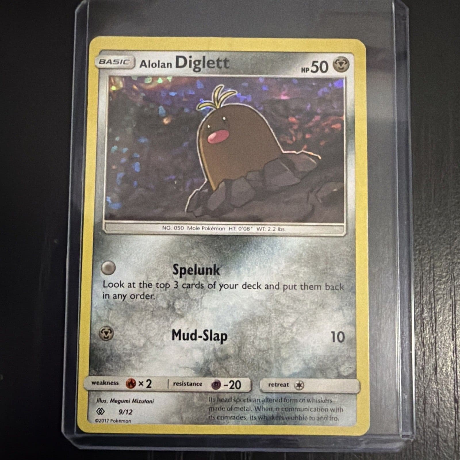 Pokémon Alolan Diglett - 9/12 - McDonald's Promos 2017 Holo (English) MP