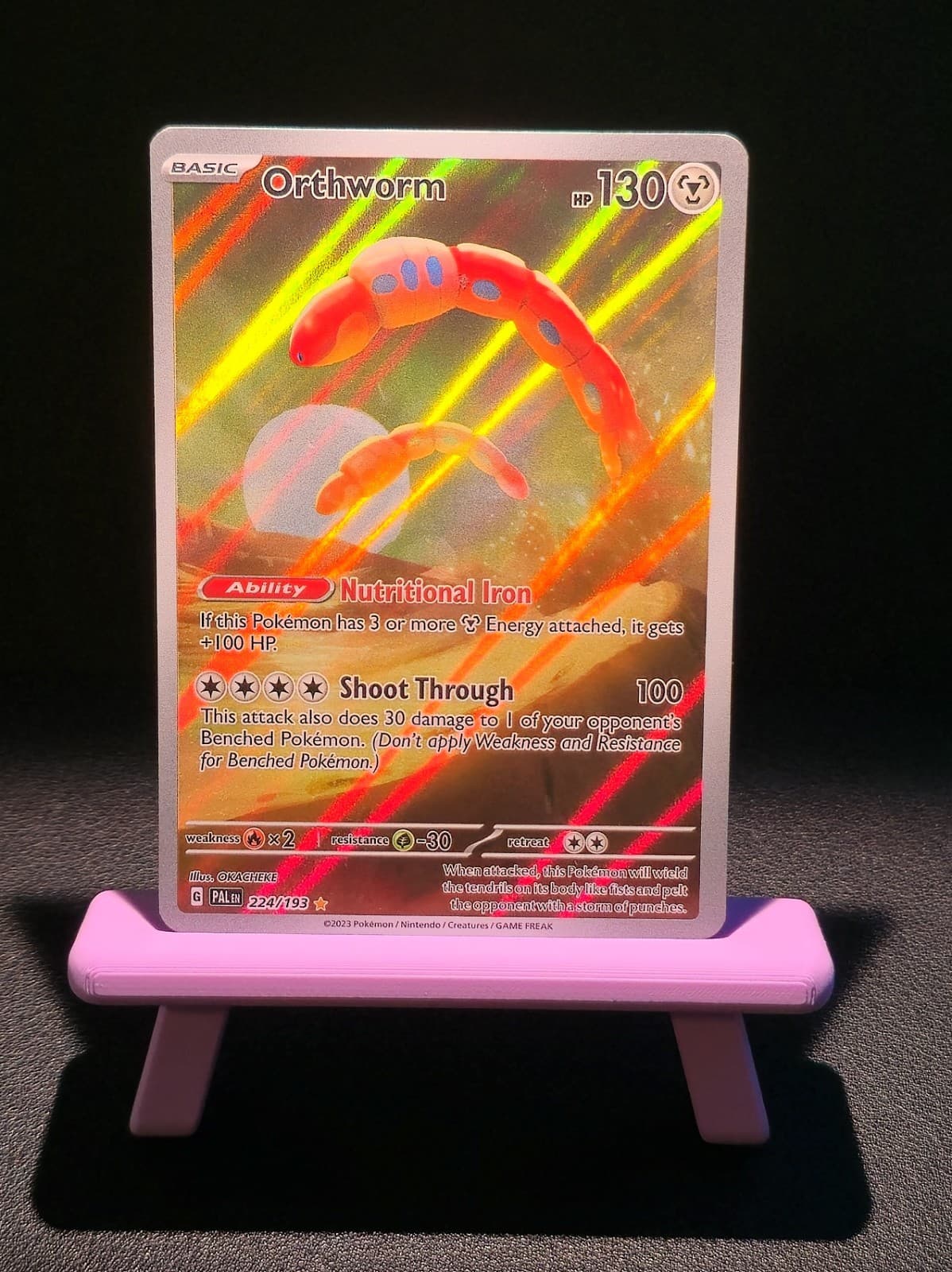 Orthworm 224/193 Paldea Evolved Pokémon TCG LP [LIGHT PLAY]