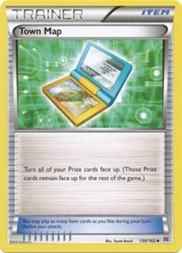Pokemon Town Map BKT XY - BREAKthrough 150/162 LP U EN