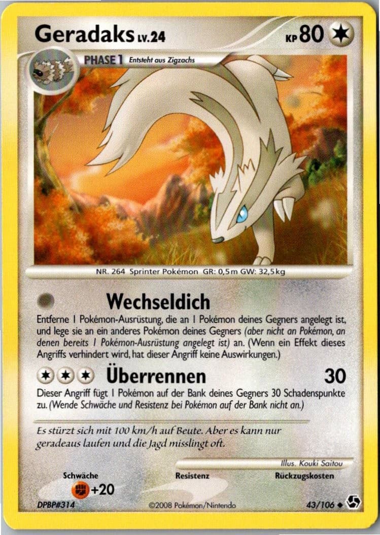 Pokemon Geradaks 43/106 Epische Begegnungen Deutsch