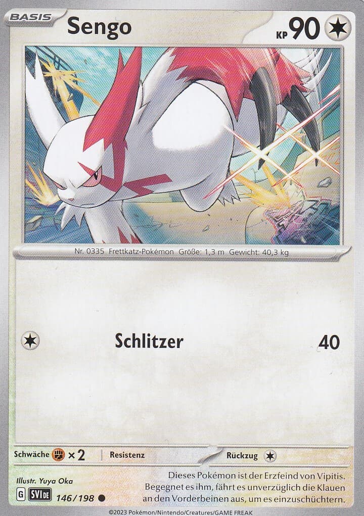 Sengo 146/198 Karmesin und Purpur Pokemon Karte Deutsch