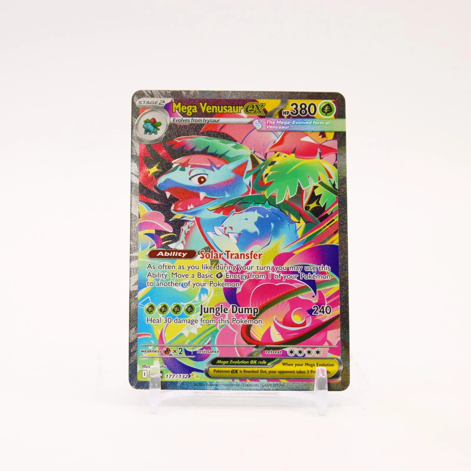 Mega Venusaur ex - 177/132 Mega Evolution Special Illustration Pokemon - NM/MINT