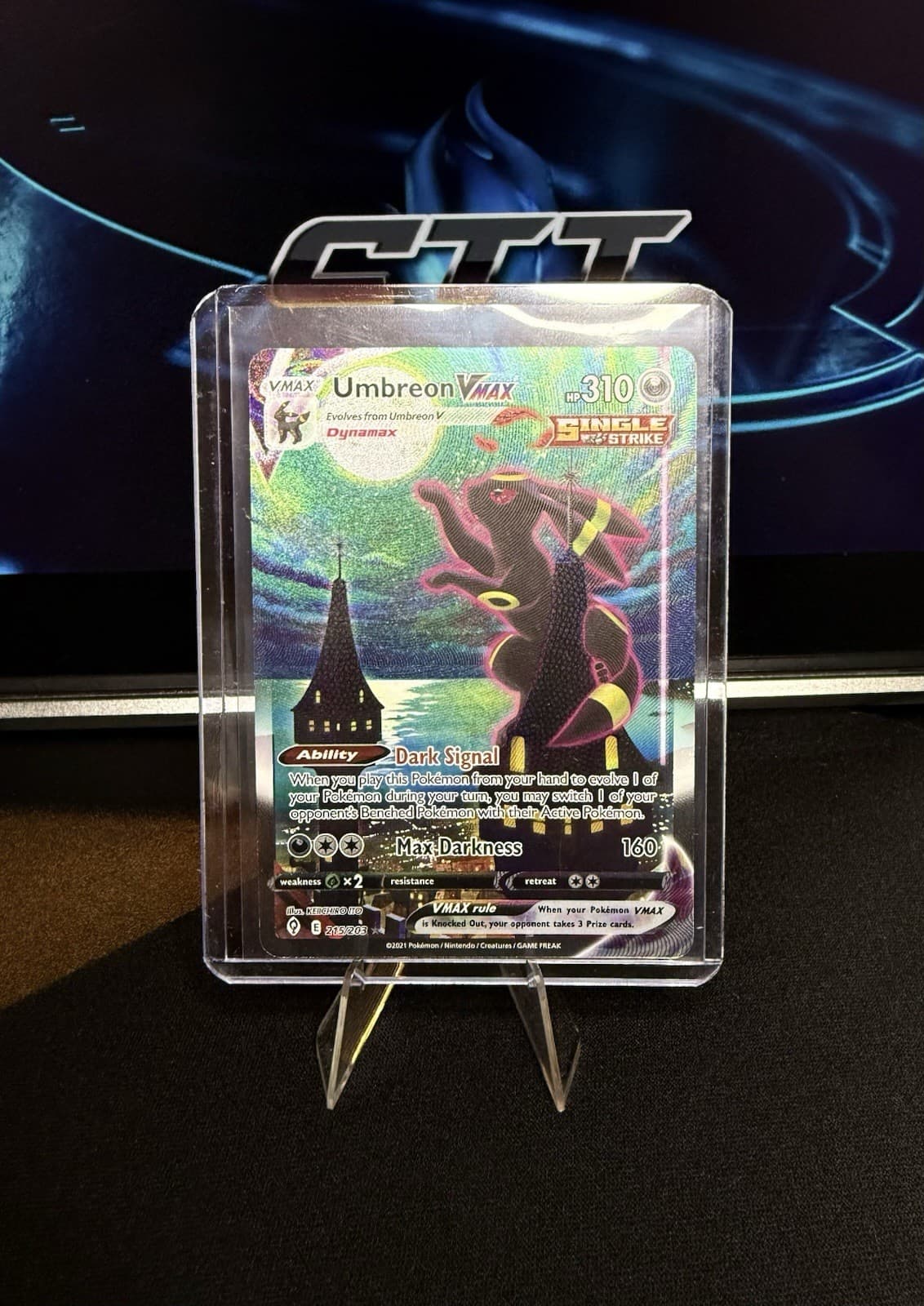 Umbreon VMAX #215 Evolving Skies Holo Pokemon 2021 - SWSH:07 Alternate Art