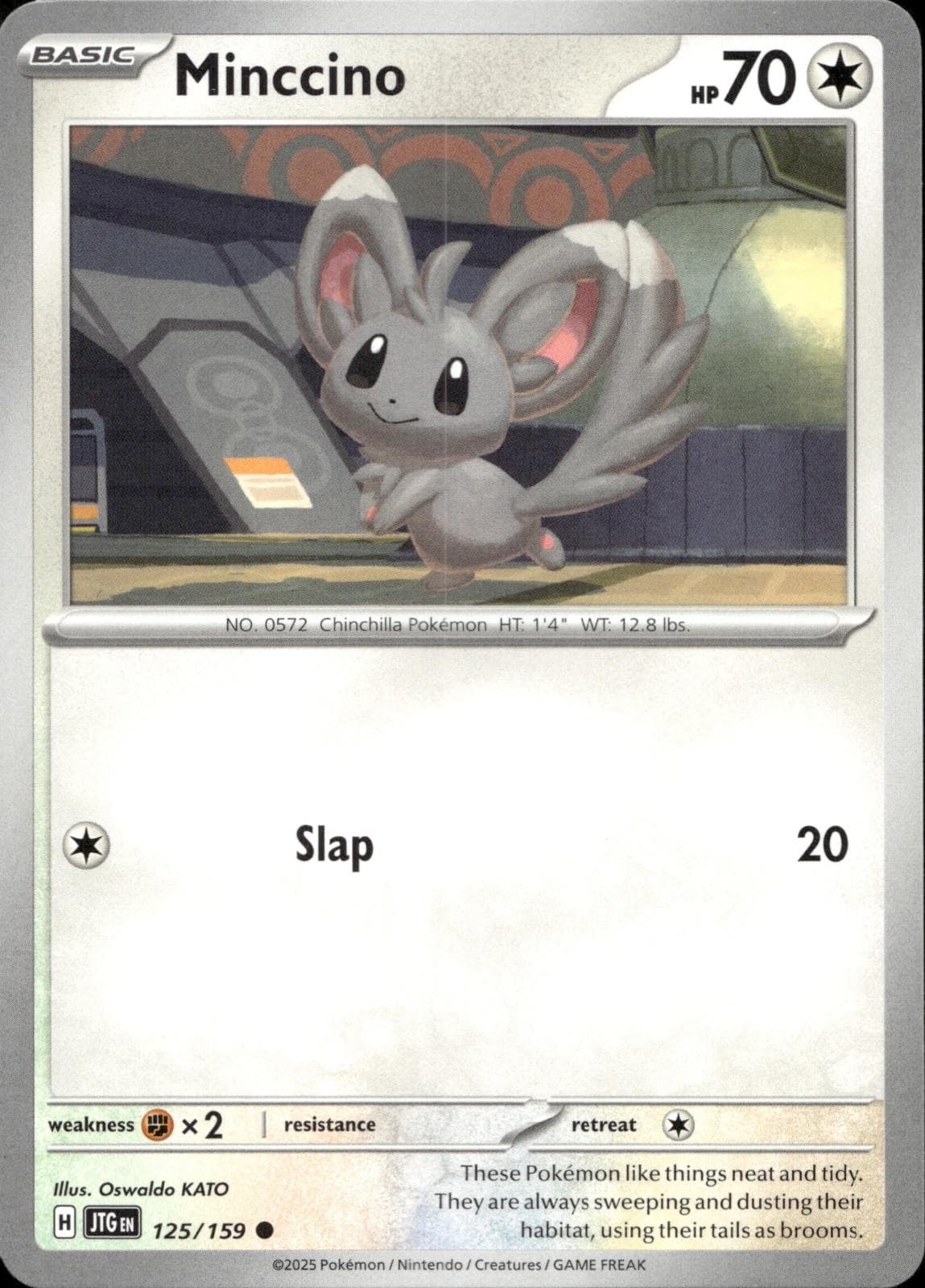 Minccino 125/159 Common Journey Together Pokemon Near Mint