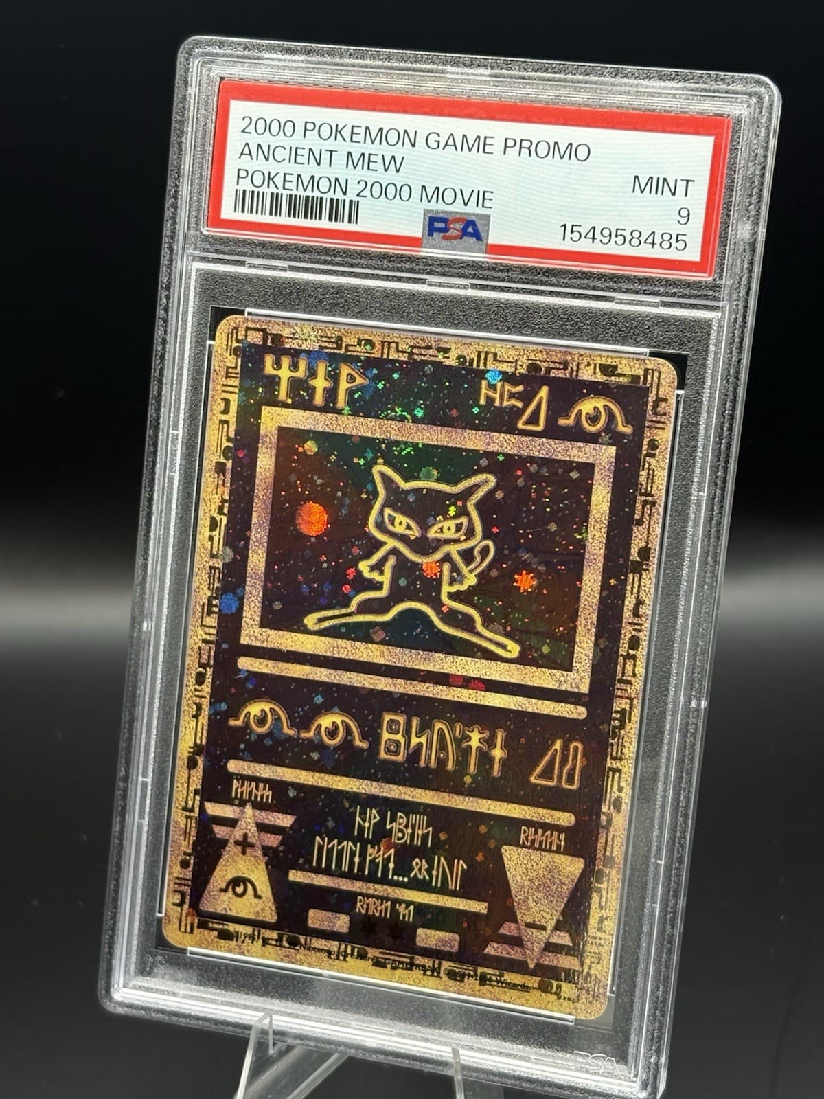 2000 Pokemon Game Movie Promo Card Ancient Mew PSA 9 Mint