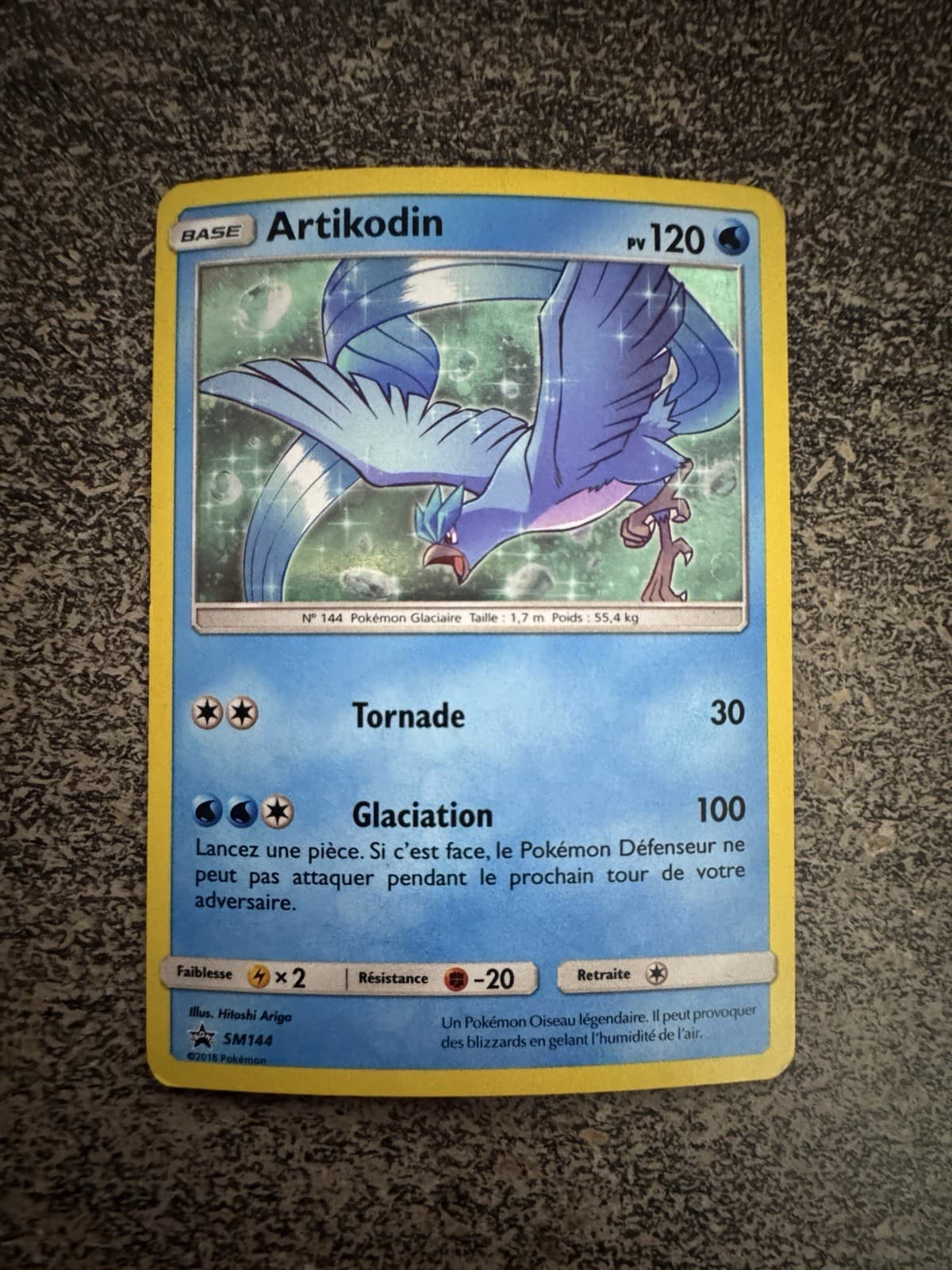 ARTIKODIN HOLO -  POKÉMON SM144 PROMO SOLEIL ET LUNE FR