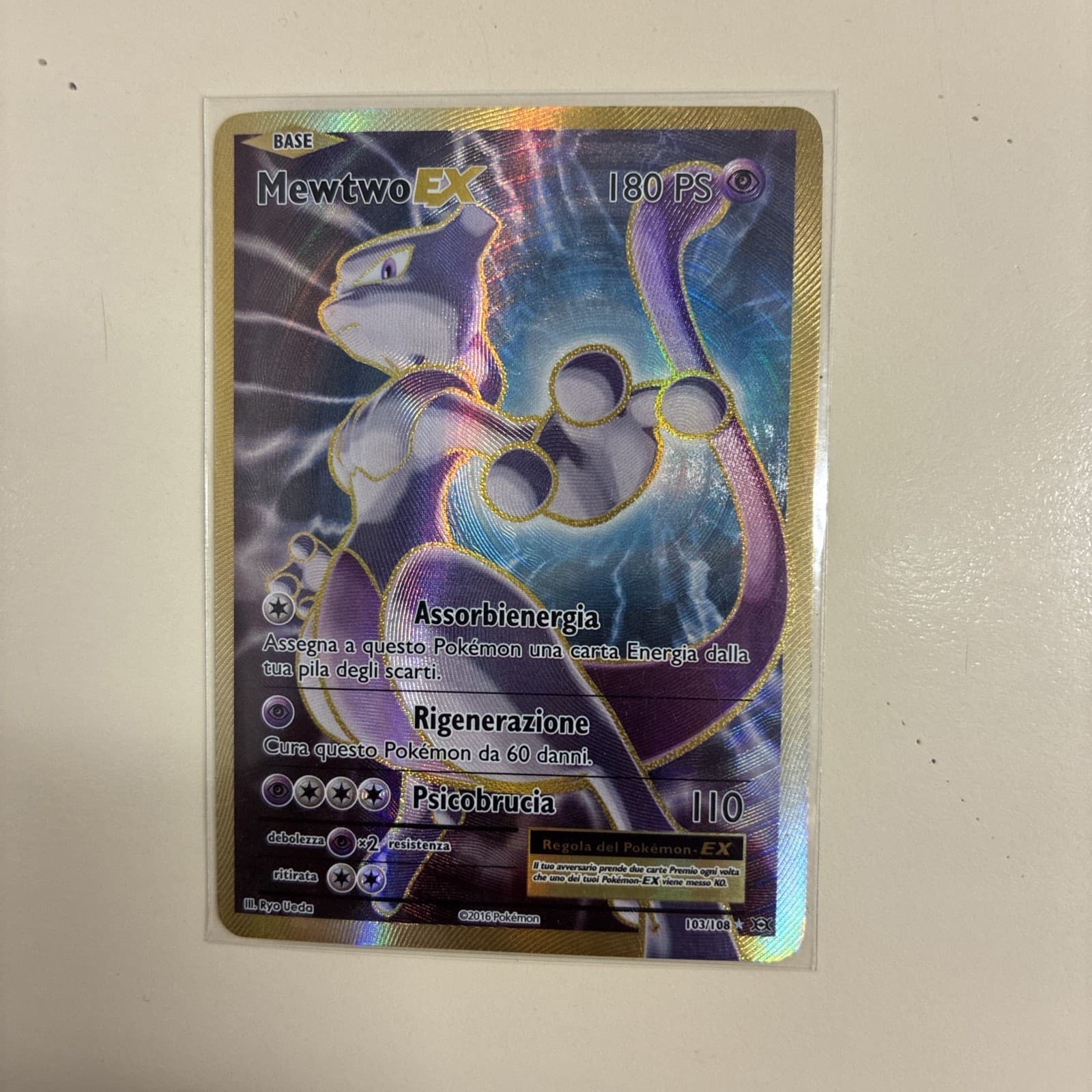 Mewtwo ex 103/108 Evoluzioni XY full art ITA
