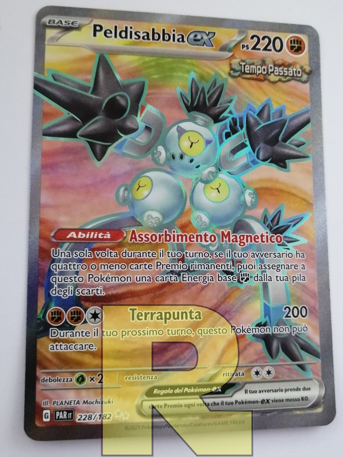 Peldisabbia EX ® Paradosso Temporale PAR 228/182 ® Rara Full Art ® Italiano
