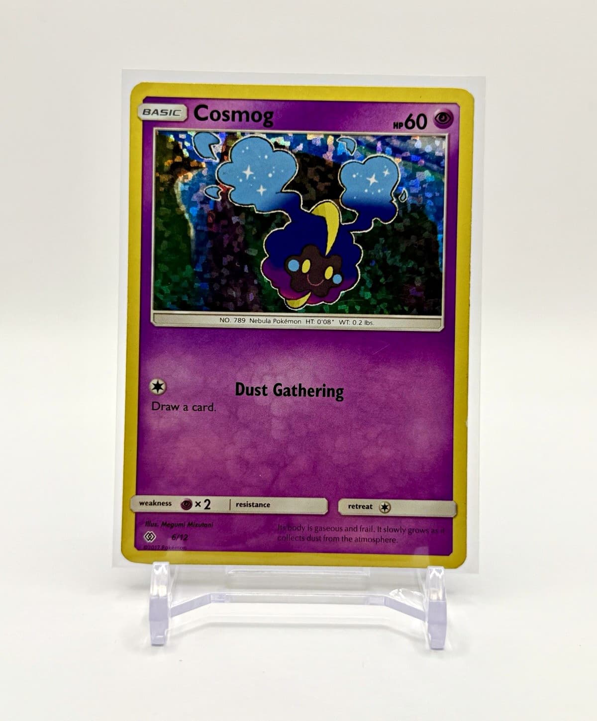 Cosmog 6/12 - McDonald's 2017 Holo Promo Pokemon Card - MP