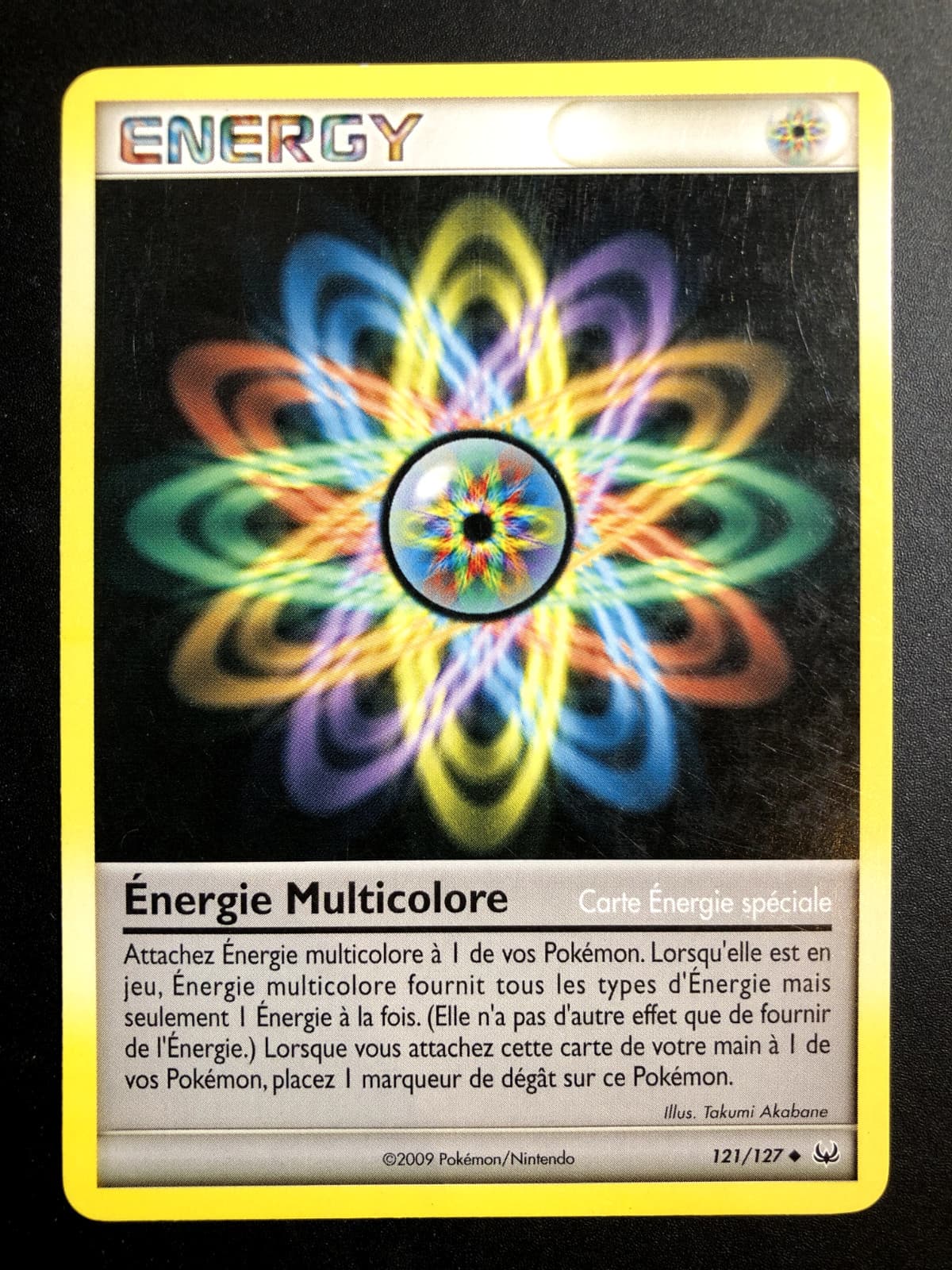 Carte Pokémon Énergie Multicolore 121/127 Platine FR (port groupé)
